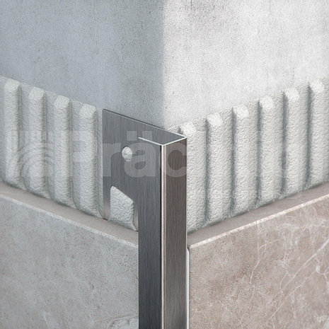 K 08 EM 270 AiSi 430 П-образный профиль H = 08 мм, шлифованная сталь AiSi 430, длина 2700 мм